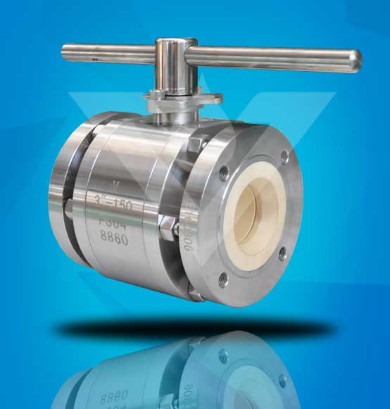 Ceramic Ball Valve in Stainless steel body