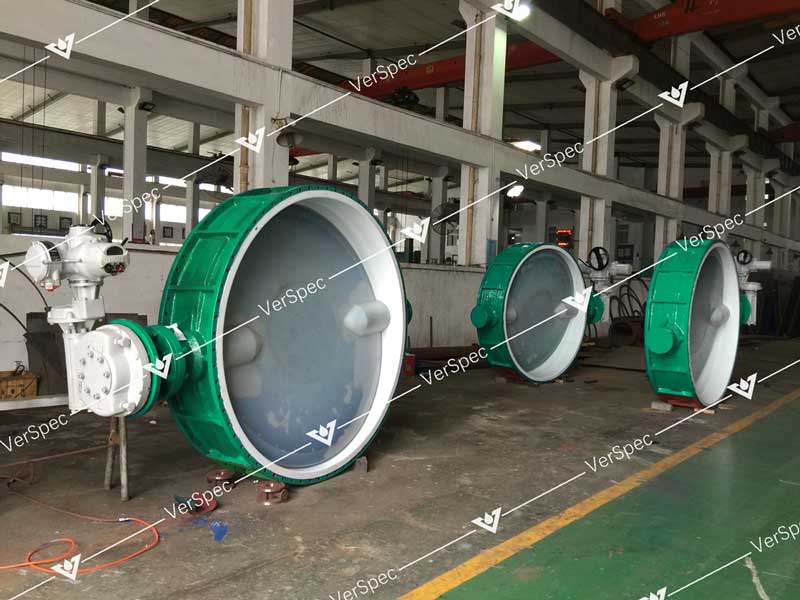 Big Size FEP lined butterfly valve Manufacturer