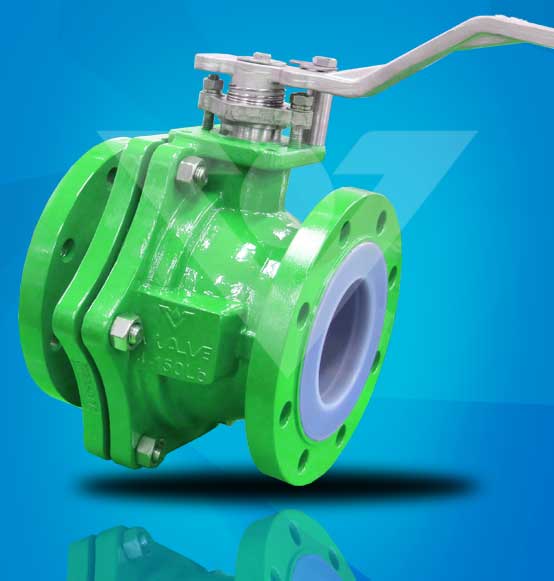 PFA Lined Ball Valve