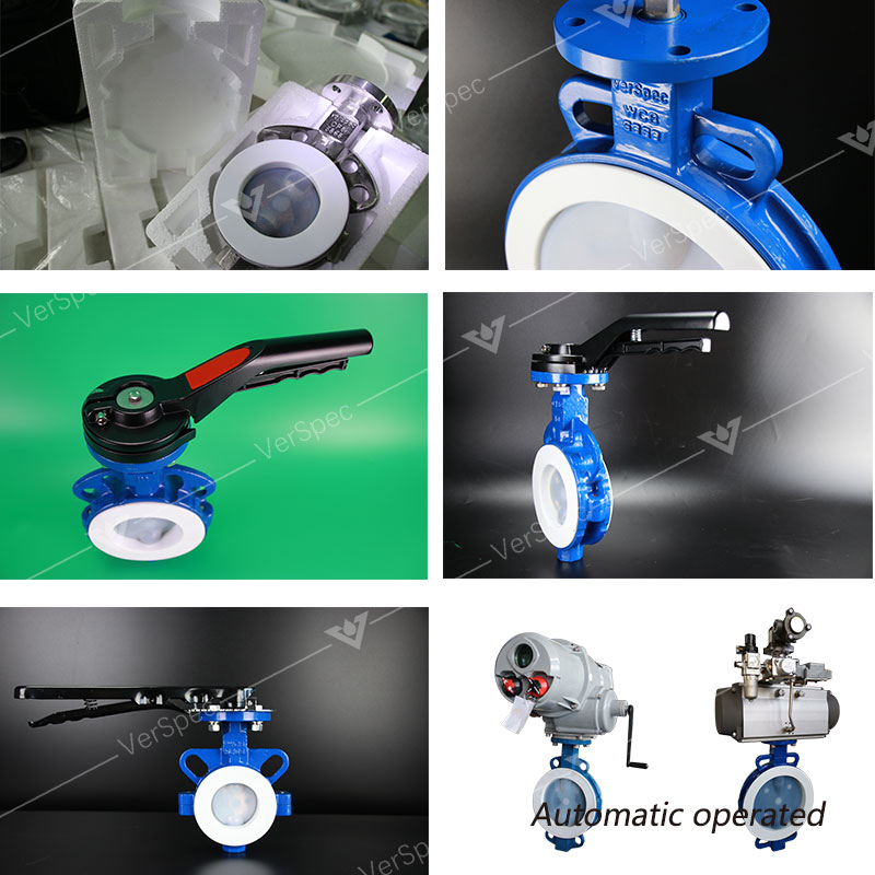 automatic operated butterfly valve
